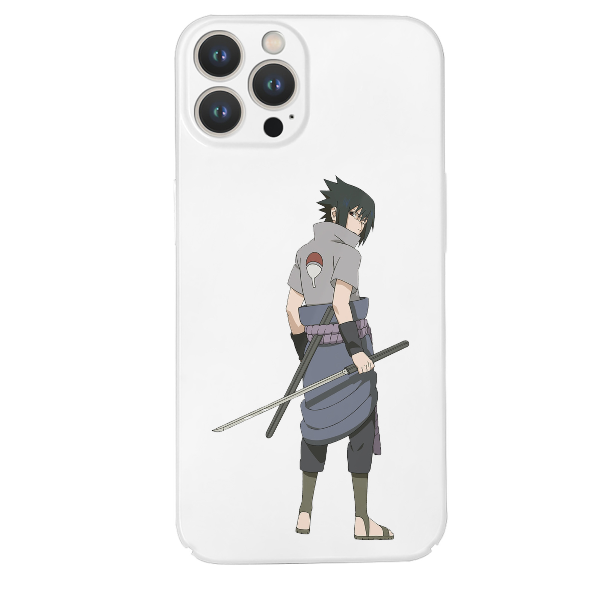 （画像用） NARUTO -ナルト- うちは サスケ Uchiha Sasuke 【iPhone 14シリーズ対応】ハードケース